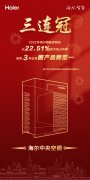 NO.1 海尔物联多联机三连冠！