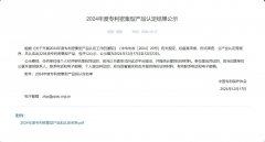 冰轮环境产品入选2024年度专利密集型产品名单
